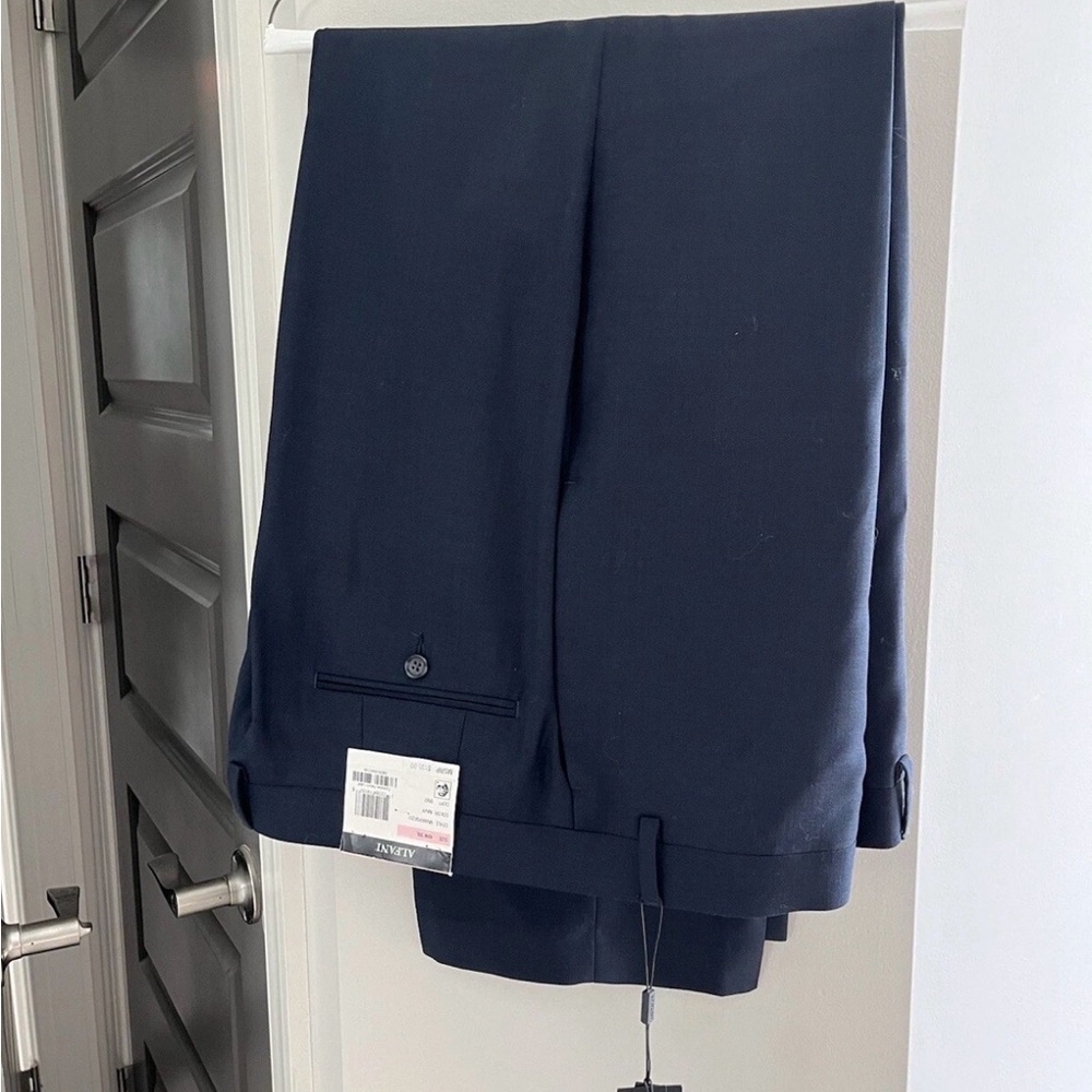 Alfani Classic Navy Trousers 40x30